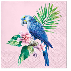 Paw  Ubrousky PAW Dekor L (20ks) Exotic Parrot