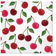 Paw  Ubrousky PAW Dekor L (20ks) Cherries Pattern