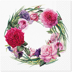 Paw  Ubrousky PAW Dekor L (20ks) Gorgeous Wreath