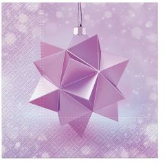 Paw  Ubrousky PAW Dekor L (20ks) Lavender Star Bauble