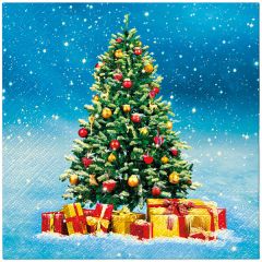 Ubrousky PAW Dekor L (20ks) Christmas Tree Gifts