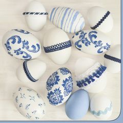 Pol-Mak  Ubrousky DAISY L (20ks) Blue Style Easter Eggs