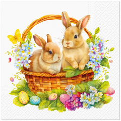 Paw  Ubrousky PAW TETE L (20ks) Bunnies in Basket