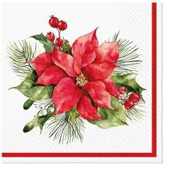 Paw  Ubrousky PAW TETE L (20ks) Composition with Poinsettia