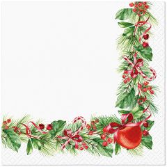 Paw  Ubrousky PAW TETE L (20ks) Christmas Branches Decor