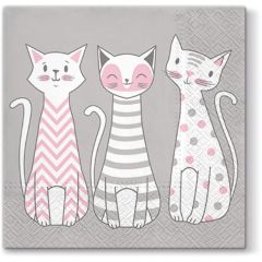 Paw  Ubrousky PAW TETE L (20ks) Glam Cats