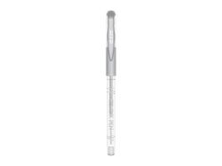 gelové pero kus GLITTER - silver, stříbrná 6000924