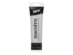 UNIPAP  akrylová barva Maestro 75ml - metallic silver 6300652