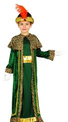 Dětský kostým Tři králové zelený - Velikost 3-4