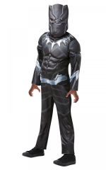 Rubies Costume  Dětský kostým Black Panther - Pro věk (roků) 7-8