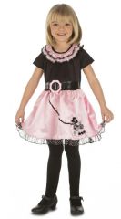 Dětský kostým Pink lady - Pro věk (roků) 5-6