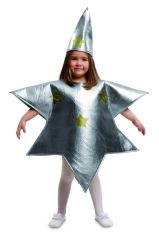 Dětský kostým Stříbrná hvězda - Pro věk (roků) 3-4