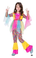 Dětský kostým Hippiesačka - Pro věk (roků) 5-6