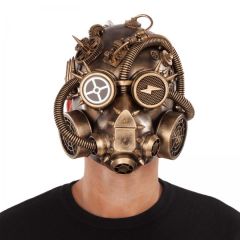 Maska Steampunk celohlavová