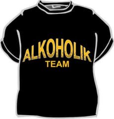 Tričko Alkoholik team - Velikost L