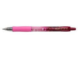 PILOT  Gelové pero G-2 Pink Bubble, růžová, 0,32 mm, stiskací mechanismus, PILOT BLG27TRB-PG-L