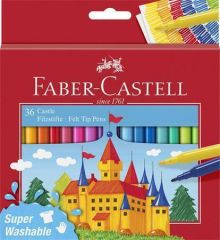 Faber-Castell  Fixy, 36 barev, FABER-CASTELL 554203