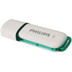 PHILIPS  USB  Snow, bílá, 8 GB, USB 2.0, PHILIPS PHMMD8GSNOWU2