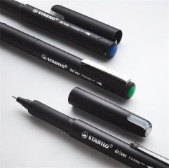 Stabilo  Fineliner dr!ver, zelená, 0,4 mm, STABILO 1088/36