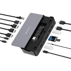 Verbatim  Dokovací stanice USB-C Pro CDS-15SSD“, 15 portů, USB-C host, s 256GB SSD diskem, VERBATIM 32174