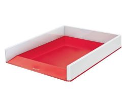 Leitz  Dvoubarevný odkladač “Wow”, červená, plast, LEITZ 53611026