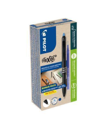 PILOT  Roller Frixion Ball Plus + náplň, modrá, 0,35 mm, vymazatelný, stiskací mechanismus, PILOT BLRT-GR