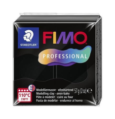 FIMO  Modelovací hmota FIMO Professional, černá, 57 g, FIMO 8040-9