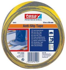 TESA  Protiskluzová bezpečnostní páska Anti-Slip 60951, černá-žlutá, 50 mm x 15 m, TESA