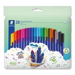 STAEDTLER  Fixy Triplus 323, 20 barev, sada, 1 mm, STAEDTLER 323 C20