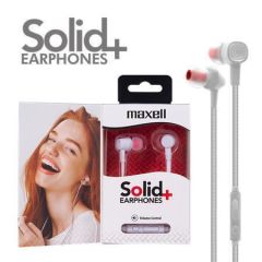 MAXELL  Sluchátka s mikrofonem Solid+, bílá, MAXELL