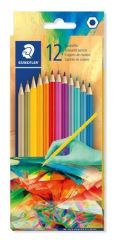 STAEDTLER  Pastelky 175 C, 12 barev, sada Multivesmír 2, šestihranné, STAEDTLER 175C12E2-2