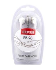 MAXELL  Sluchátka Ear Buds 98, bílá, MAXELL