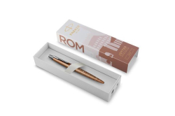 Parker  Kuličkové pero Royal Jotter Rome, modrá, nerez tělo, stříbrný klip, PARKER 7010574006