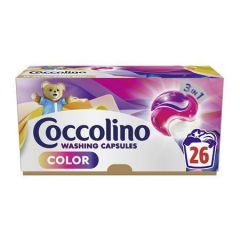 Coccolino  Prací kapsle 3v1 Color, 26 ks, Coccolino 64342896 ,balení 26 ks