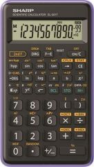 SHARP  Kalkulačka vědecká EL-501TBWHL, purpurová, 146 funkcí, SHARP