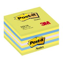 3M  Samolepicí bločky Post-it kostky - zelená, žlutá, modrá, fialová / 450 lístků