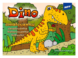 Omalovánky A5 - Dino