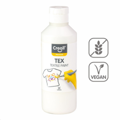 Creall  Textilní barva Creall Tex - 250 ml / bílá