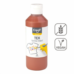 Creall  Textilní barva Creall Tex - 250 ml / hnědá