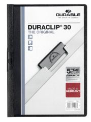 Durable  Desky A4 Duraclip - kapacita 30 listů / černá