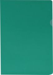 PP Karton  Zakládací obal A4 barevný - tvar L / zelená / 100 ks