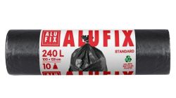 Alufix pytle na odpad Profesional / 100x125cm / 240 l / 35 my 10 ks / černé