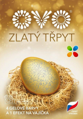 OVO  Gelové barvy na vajíčka OVO® - efekt zlatý třpyt