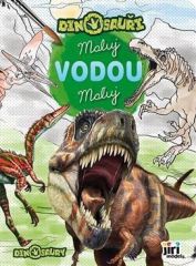 JIRI MODELS  Omalovánky Maluj vodou - Dinosauři