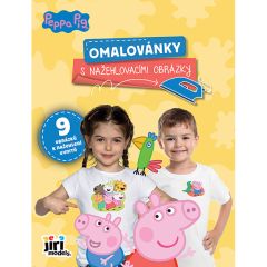 Omalovánky s nažehlovacími obrázky - Prasátko Peppa