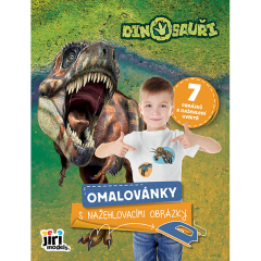 Omalovánky s nažehlovacími obrázky - Dinosauři